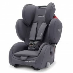 Budget 👍 Recaro Kindersitz Young Sport Hero Guppe 1/2/3 - ab 9 Monte - 12 Jahre ( 9-36 kg) - Core - Simply Grey - Collection 2022 ⭐