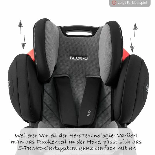 Promo π Recaro Kindersitz Young Sport Hero - Prime - Mat Black - Collection 2022 π 4 Promo π Recaro Kindersitz Young Sport Hero - Prime - Mat Black - Collection 2022 π - Image 4