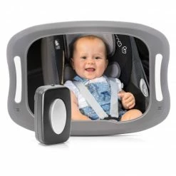Hot Sale 🔥 Reer LED Auto-Sicherheitsspiegel mit Licht - BabyView - Anthrazit 🎁