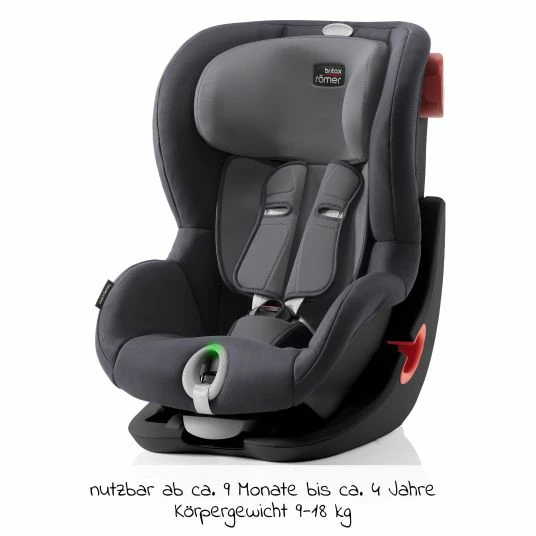 Discount 👍 Römer Kindersitz King II LS Black Series Gr. 1 ab 9 Monate-4 Jahre (9-18 kg) inkl. Licht- und Tonindikator - Storm Grey - Collection 2022 ❤️ 2 Discount 👍 Römer Kindersitz King II LS Black Series Gr. 1 ab 9 Monate-4 Jahre (9-18 kg) inkl. Licht- und Tonindikator - Storm Grey - Collection 2022 ❤️ - Image 2
