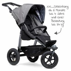 Promo 👍 TFK Buggy & Sportkinderwagen Mono mit Luftreifen inkl. Sportsitz bis 34 kg + XXL-Zamboo Zubehörpaket - Premium Grau - Collection 2022 😉 -Way Sales tfk buggy sportkinderwagen mono mit luftreifen inkl sportsitz bis 34 kg xxl zamboo zubehorpaket premium grau t m1 fa s 415 zamboo zubehor d3