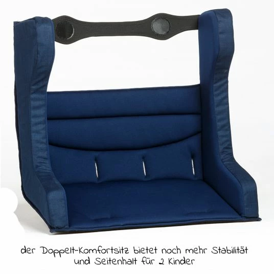 Top 10 ✨ TFK Doppelt-Komfortsitz für Velo 2 - Marine - Collection 2022 🧨 2 Top 10 ✨ TFK Doppelt-Komfortsitz für Velo 2 - Marine - Collection 2022 🧨 - Image 2