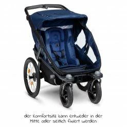 Deals 😉 TFK Einzel-Komfortsitz für Velo 2 - Marine - Collection 2022 🤩 -Way Sales tfk einzel komfortsitz fur velo 2 marine t v2 cs1 334 d2
