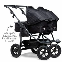 Budget 👏 TFK Geschwister- & Zwillingskinderwagen Duo mit Luftreifen - 2x Kombi-Einheit (Wanne + Sitz) + XXL Zamboo Zubehör - Schwarz - Collection 2022 😀 9 Budget 👏 TFK Geschwister- & Zwillingskinderwagen Duo mit Luftreifen - 2x Kombi-Einheit (Wanne + Sitz) + XXL Zamboo Zubehör - Schwarz - Collection 2022 😀 -Way Sales tfk geschwister zwillingskinderwagen duo mit luftreifen 2x kombi einheit wanne sitz xxl zamboo zubehor schwarz t d1 fa k2 310 zamboo zubehor d3