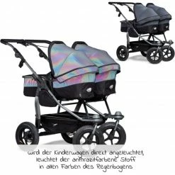 Wholesale ❤️ TFK Geschwister- & Zwillingskinderwagen Duo mit Luftreifen - 2x Kombi-Einheit (Wanne+Sitz) + XXL Zubehörpaket - Glow - Collection 2022 👏 -Way Sales tfk geschwister zwillingskinderwagen duo mit luftreifen 2x kombi einheit wanne sitz xxl zubehorpaket glow t d1 fa k2 gid zamboo zubehor d3