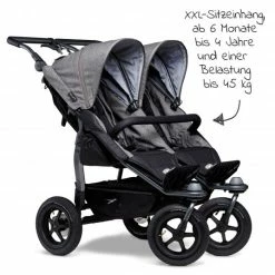 Budget ❤️ TFK Geschwister- & Zwillingsportwagen Duo mit Luftreifen - 2x Sportsitze bis 45 kg + XXL Zamboo Zubehör - Grau - Collection 2022 ⌛ 9 Budget ❤️ TFK Geschwister- & Zwillingsportwagen Duo mit Luftreifen - 2x Sportsitze bis 45 kg + XXL Zamboo Zubehör - Grau - Collection 2022 ⌛ -Way Sales tfk geschwister zwillingsportwagen duo mit luftreifen 2x sportsitze bis 45 kg xxl zamboo zubehor grau t d1 fa s 415 zamboo zubehor d3