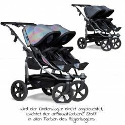 Flash Sale 🛒 TFK Geschwister- & Zwillingswagen Duo mit Luftkammerreifen - 2x Kombi-Einheit (Wanne+Sitz) + XXL Zubehör - Glow in the Dark - Collection 2022 ✔️ -Way Sales tfk geschwister zwillingswagen duo mit luftkammerreifen 2x kombi einheit wanne sitz xxl zubehor glow in the dark t d1 fe k2 gid zamboo zubehor d4