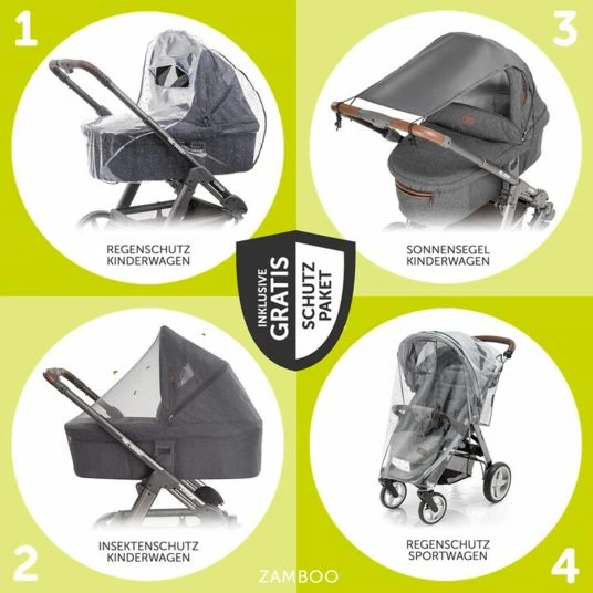 Discount 🌟 TFK Kombi-Kinderwagen Mono mit Luftkammerreifen - inkl. Kombi-Einheit (Babywanne+Sitz) und XXL-Zamboo Zubehörpaket - Marine - Collection 2022 🎉 3 Discount 🌟 TFK Kombi-Kinderwagen Mono mit Luftkammerreifen - inkl. Kombi-Einheit (Babywanne+Sitz) und XXL-Zamboo Zubehörpaket - Marine - Collection 2022 🎉 - Image 3