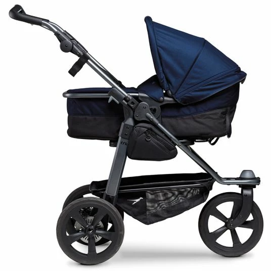 Discount 🌟 TFK Kombi-Kinderwagen Mono mit Luftkammerreifen - inkl. Kombi-Einheit (Babywanne+Sitz) und XXL-Zamboo Zubehörpaket - Marine - Collection 2022 🎉 5 Discount 🌟 TFK Kombi-Kinderwagen Mono mit Luftkammerreifen - inkl. Kombi-Einheit (Babywanne+Sitz) und XXL-Zamboo Zubehörpaket - Marine - Collection 2022 🎉 - Image 5