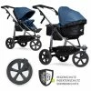 Best Sale 🔔 TFK Kombi-Kinderwagen Mono mit Luftkammerreifen - inkl. Kombi-Einheit (Babywanne+Sitz) + XXL-Zamboo Zubehör - Antiseptisch - Collection 2022 😀