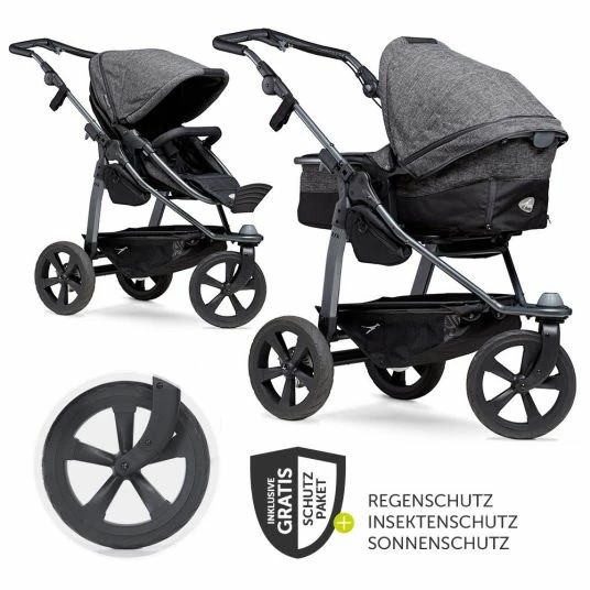 Coupon 🛒 TFK Kombi-Kinderwagen Mono mit Luftkammerreifen und Kombi-Einheit (Babywanne+Sitz) + XXL-Zamboo Zubehörpaket - Anthrazit - Collection 2022 👍 1 Coupon 🛒 TFK Kombi-Kinderwagen Mono mit Luftkammerreifen und Kombi-Einheit (Babywanne+Sitz) + XXL-Zamboo Zubehörpaket - Anthrazit - Collection 2022 👍