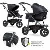 Best reviews of ⭐ TFK Kombi-Kinderwagen Mono mit Luftreifen - inkl. Kombi-Einheit (Babywanne + Sitz) und XXL-Zamboo Zubehörpaket - Schwarz - Collection 2022 😉