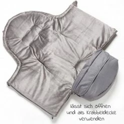 Budget ⭐ TFK Thermo-Fleece Fußsack mit verlängerbarem Fußteil - Grau - Collection 2022 🔥 -Way Sales tfk thermo fleece fusssack mit verlangerbarem fussteil grau t 061 315 d4