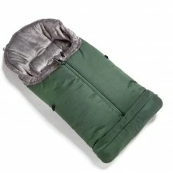 Outlet ✔️ TFK Thermo-Fleece Fußsack mit verlängerbarem Fußteil - Olive - Collection 2022 ✔️