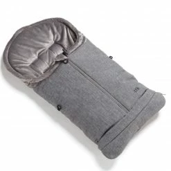 Wholesale 🎁 TFK Thermo-Fleece Fußsack mit verlängerbarem Fußteil - Premium Grau - Collection 2022 ✨