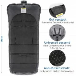 Wholesale 🧨 Zamboo 3-tlg. Winter-Set für Kinderwagen mit Thermo Fußsack, Handmuff & Reflektoren - Schwarz Grau - Collection 2022 🧨 8 Wholesale 🧨 Zamboo 3-tlg. Winter-Set für Kinderwagen mit Thermo Fußsack, Handmuff & Reflektoren - Schwarz Grau - Collection 2022 🧨 -Way Sales zamboo 3 tlg winter set fur kinderwagen mit thermo fusssack handmuff reflektoren schwarz grau set 659 d2