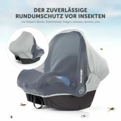 Cheap 🥰 Zamboo 3in1 Verdeck für Babyschale Sonnenschutz, Insektenschutz und Schlummer-Cover - Grau ⌛ -Way Sales zamboo 3in1 verdeck fur babyschale sonnenschutz insektenschutz und schlummer cover grau 51095 75421 d2