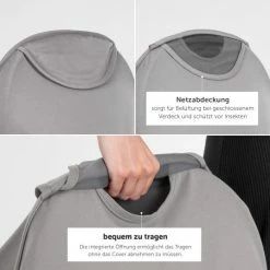 Cheap 🥰 Zamboo 3in1 Verdeck für Babyschale Sonnenschutz, Insektenschutz und Schlummer-Cover - Grau ⌛ -Way Sales zamboo 3in1 verdeck fur babyschale sonnenschutz insektenschutz und schlummer cover grau 51095 75421 d5