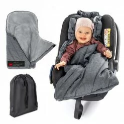 Buy 🤩 Zamboo Deluxe Winter Footmuff for Baby Car seat (Maxi-Cosi) - Melange Grey ⌛