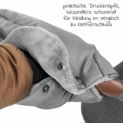 Best Sale 🥰 Zamboo Handmuff für Kinderwagen & Buggy - Grau 😉 -Way Sales zamboo handmuff fur kinderwagen buggy grau 51045 90795 d4