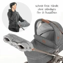 Best Sale 🥰 Zamboo Handmuff für Kinderwagen & Buggy - Grau 😉 -Way Sales zamboo handmuff fur kinderwagen buggy grau 51045 90795 d5