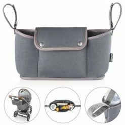 Best deal 💯 Zamboo Organizer Neopren für Kinderwagen und Buggy - Dunkelgrau 🔔