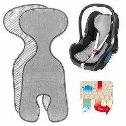Flash Sale ⭐ Zamboo Sitzauflage für Babyschale Cool & Dry - Grau ✔️