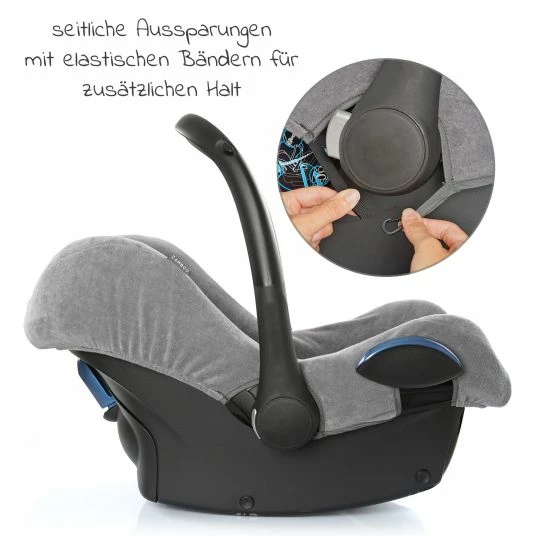 Best Sale ✔️ Zamboo Sommerbezug für Babyschale Maxi-Cosi CabrioFix - Grau ⌛ 5 Best Sale ✔️ Zamboo Sommerbezug für Babyschale Maxi-Cosi CabrioFix - Grau ⌛ - Image 5