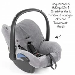 Outlet 😉 Zamboo Sommerbezug für Babyschale Maxi-Cosi Citi - Grau 💯 -Way Sales zamboo sommerbezug fur babyschale maxi cosi citi grau 51094 75435 d3