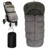 Deals 🌟 Zamboo Universal Daunen-Fußsack für Kinderwagen & Buggy - Melange Hellgrau ✔️