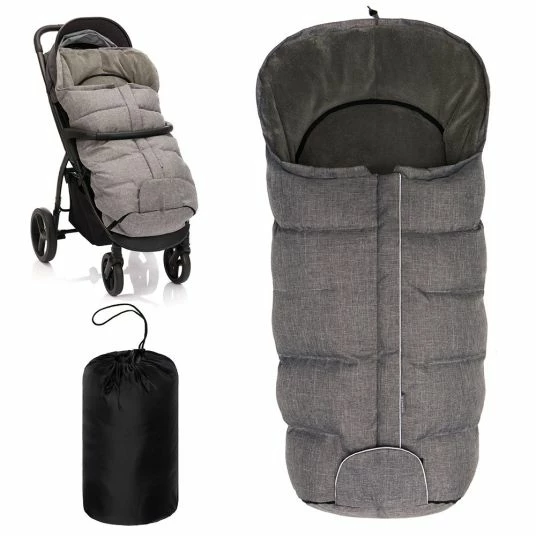 Deals 🌟 Zamboo Universal Daunen-Fußsack für Kinderwagen & Buggy - Melange Hellgrau ✔️ 1 Deals 🌟 Zamboo Universal Daunen-Fußsack für Kinderwagen & Buggy - Melange Hellgrau ✔️
