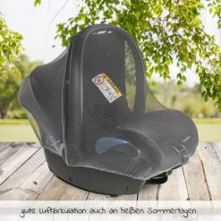 Discount 🥰 Zamboo Universal insect screen / mosquito net for baby seat - grey 🔔 -Way Sales zamboo universal insektenschutz muckennetz fur babyschale grau 51015 75256 d5