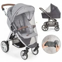 Cheapest 🎁 Zamboo Universal insect screen / mosquito net for pram, buggy, travel cot - grey 👏