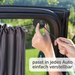 Best Sale ✨ Zamboo Universal sun protection for your car with curtain function & UV protection - Anthracite 🎉 -Way Sales zamboo universal sonnenschutz furs auto mit vorhang funktion uv schutz anthrazit 51009 75342 d2