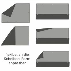 Budget 🎉 Zamboo Universal sun protection cloth for car side windows - dark grey ✔️ -Way Sales zamboo universal sonnenschutz tuch fur auto seitenscheiben dunkelgrau 51018 75262 d4