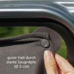 Budget 🎉 Zamboo Universal sun protection cloth for car side windows - dark grey ✔️ -Way Sales zamboo universal sonnenschutz tuch fur auto seitenscheiben dunkelgrau 51018 75262 d5