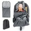 Best deal 🧨 Zamboo Winter-Fußsack Babyschale PRO - für alle Gurtsysteme - Grau 🔔